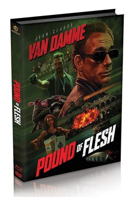 Pound of Flesh - Cover B - Mediabook Wattiert Lim mit Poster Blu-ray + DVD FSK18!