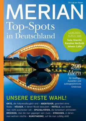 MERIAN Magazin Top-Spots in Deutschland 12/21,