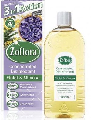 Zoflora Desinfektionsmittel Mimosa & Veilchen, 500ml