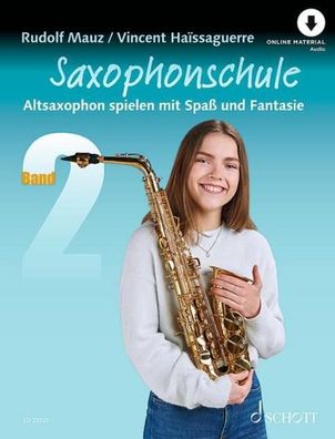 Saxophonschule 2. Alt-Saxophon. Lehrbuch., Vincent Haissaguerre