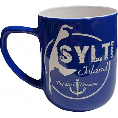 Sylt Island Blaue Becher/ Tasse - Sylt Brands 5417 Keramikbecher & Kaffetassen