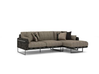 Designer Einrichtung Polstermöbel Ecksofa L-Form Wohnzimmer Sofa Couch