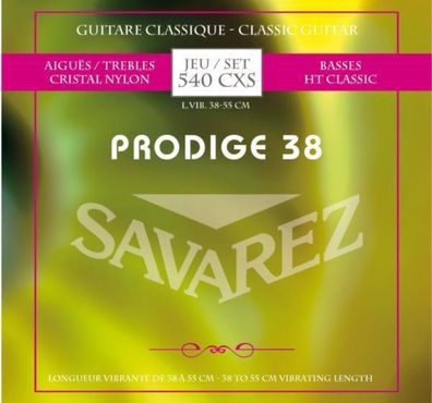 Savarez 540CXS Prodige 38 - Nylonsaiten für 1/8, 1/4 oder 1/2 Gitarre