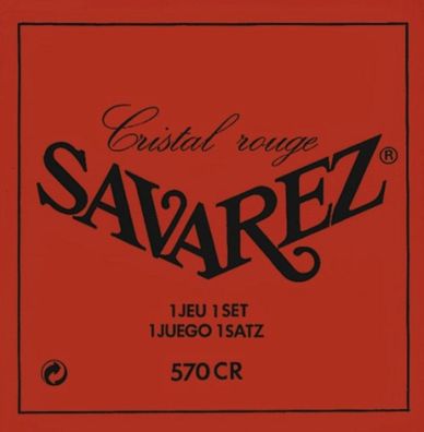 Savarez 570CR Cristal rouge - normal, Nylonsaiten für Konzertgitarre