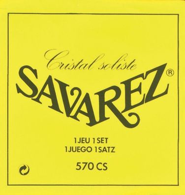 Savarez 570CS Cristal soliste - high, Nylonsaiten für Konzertgitarre