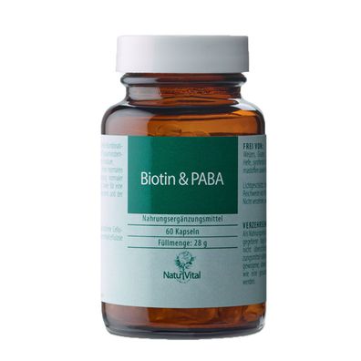 Biotin & PABA, 60 Kapseln Sonderangebot MHD 31.08.2024