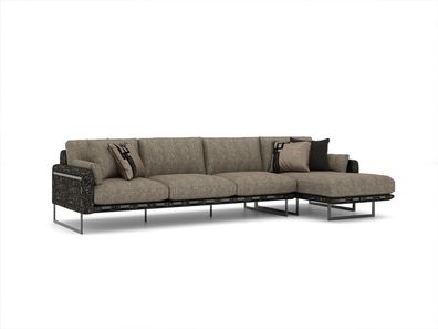 Luxus Einrichtung Polstermöbel Ecksofa L-Form Wohnzimmer Eckcouch Neu