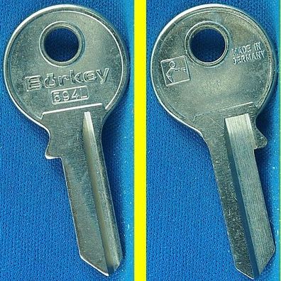 Schlüsselrohling Börkey 594 L neu - für verschiedene Abus, Beram, MSV, Trelock, Viro