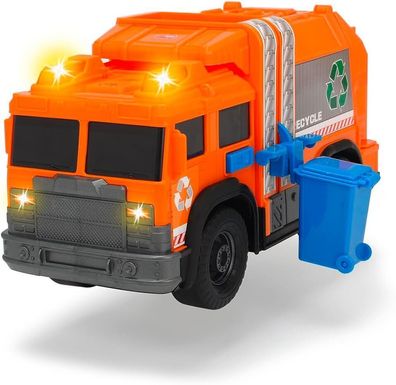 Dickie Toys 203306001 Recycle Truck, Müllauto, Müllabfuhrwagen, Müllfahrzeug