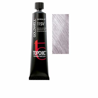 Goldwell Topchic Hair Color Coloration (Tube), 11SV Helles Blond Silber Violett, 60ml