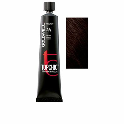Topchic permanent hair color #4V 60 ml