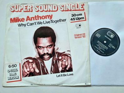 Mike Anthony - Why Can't We Live Together 12'' Vinyl Maxi Germany