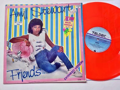 Amii Stewart - Friends 12'' Vinyl Maxi Germany ORANGE Coloured VINYL