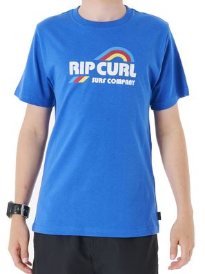 RIP CURL Kids T-Shirt Surf Revival Mumma retro blue - Größe: 12
