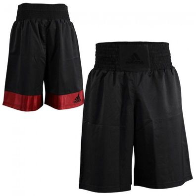 adidas Pro Boxing Shorts schwarz/ rot
