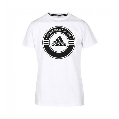 adidas T-Shirt Combat Sports white/ black