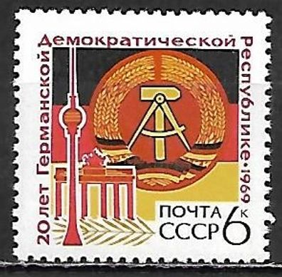 Sowjetunion postfrisch Michel-Nummer 3677