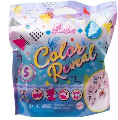 Mattel - Barbie Color Reveal Mix N Match Series Pets Surprise Doll - ...