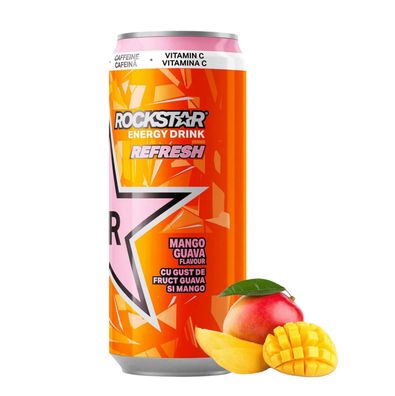 Rockstar Refresh - Mango Guave 24 x 0,5 L