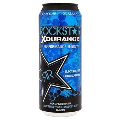 Rockstar Xdurance Performance Energy Drink- Heidelbeere & Granatapfel 12 x 0,5L
