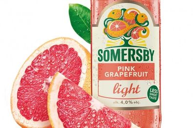 Neu! Somersby Pink Grapefruit Light 24 x 0,4l mit 4% Vol.- Grape