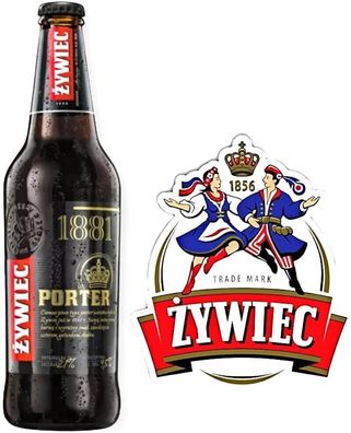 Zywiec Porter 20 x 0,5l - Das beliebte Porter aus Polen mit 9,5% Vol.