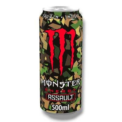 Monster Energy Assault 12x 500ml - Energy + Taurin + Guarana