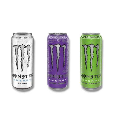 Monster Energy Ultra Mix - Ultra White, Ultra Violett & Ultra Paradise 12x 0,5l