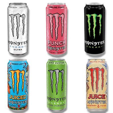 Monster Energy Mix 24 x 0,5l - 6 Sorten in einem Paket