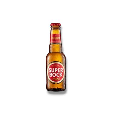 Super Bock Mini Original 24 x 0,2l - Das Nr.1 Bier aus Portugal 5 %
