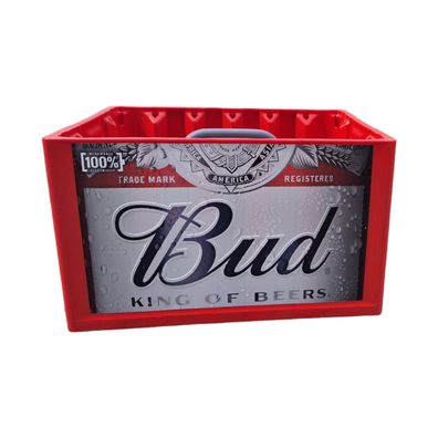 Bierkasten Bud King of Beer - 24 x 0,33l - Stapelbox - Bierkiste- Budweiser