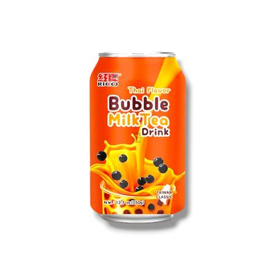RICO Bubble Milk Tea Drink Thai Flavour - Milchtee aus Taiwan 24 x 0,33 L
