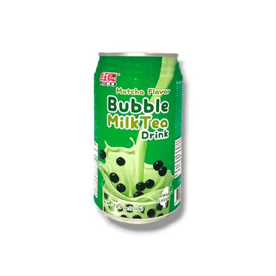 RICO Bubble Milk Tea Drink Matcha Flavour - Milchtee mit Matcha 12 x 0,33 L