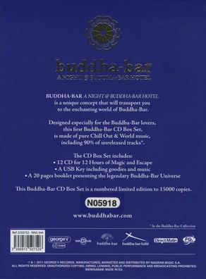 Ravin/ Buddha Bar: A Night At Buddha Bar Hotel - GeorgeV - (CD / Titel: A-G)
