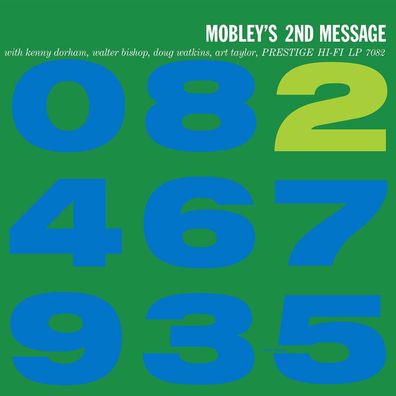 Hank Mobley (1930-1986): Mobley's 2nd Message (180g) (mono) - - (LP / M)