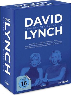 David Lynch - BOX (DVD) Compl. Film Col. Complete Film Collection, 10-Disc - Arthaus