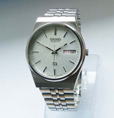 Schöne Seiko Day-Date Herren Vintage Armbanduhr in Top Zustand