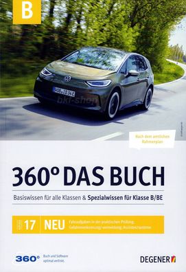 Fahrschule Lehrbuch Degener 360 Das Buch Lernbuch B / BE Auto Führerschein 2024
