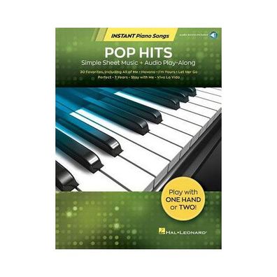 Pop Hits - Instant Piano Songs Simple Sheet Music + Audio Play-Alon