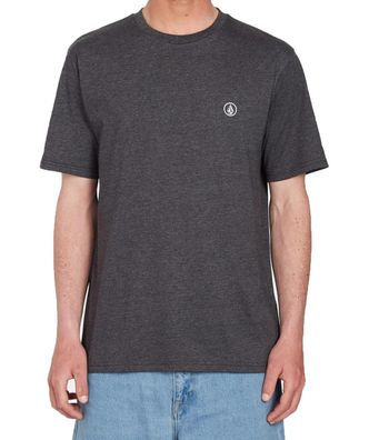 VOLCOM T-Shirt Circle Blanks heather black - Größe: S