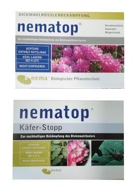 NemaTop (10 Mio) plus Nematop-Käferstopp (2,5 Mio) Kombi-Packung HB Nematoden...