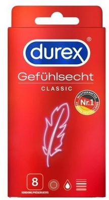 Durex Classic Kondome, 8er Pack
