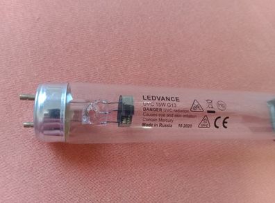 LEDvance UVC 15w g13 Danger uvC Radiation UV-C 253 nM Causes eye and skin irritation