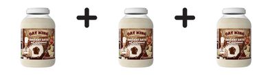 3 x LSP Oat King Instant Flavoured Oats (4000g) White Chocolate