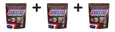 3 x Mars Protein Snickers Protein Powder (875g) Chocolate, Caramel and Peanut