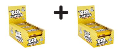 2 x Muscle Moose Big Protein Flapjack (12x100g) Golden Syrup