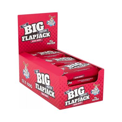 Muscle Moose Big Protein Flapjack (12x100g) Mixed Berry
