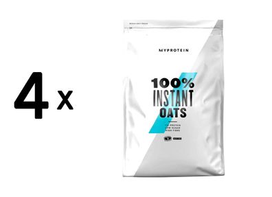4 x Myprotein 100% Instant Oats (2500g) Vanilla
