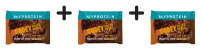 3 x Myprotein Vegan Filled Protein Cookie (12x75g) Chocolate and Salted Caramel