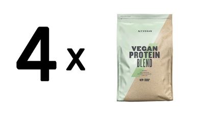 4 x Myprotein Vegan Protein Blend (2500g) Chocolate
